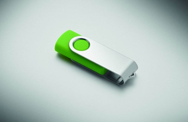 Obrázky: USB flash disk Twister 3.0, typ-C 16GB limet.zelený, Obrázek 5