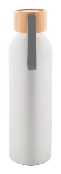 Obrázky: Stříbrná láhev 600ml, recyk. hliník a silik.poutko, Obrázek 3