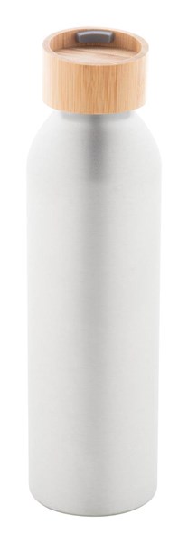 Obrázky: Stříbrná láhev 600ml, recyk. hliník a silik.poutko, Obrázek 4