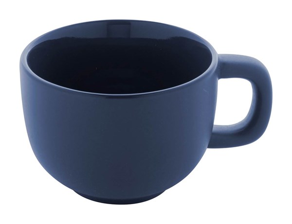 Obrázky: 2ks šálků 200ml s podšálkem na cappuccino, modré, Obrázek 8