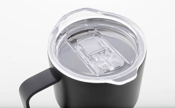 Obrázky: Dvoustěnný termohrnek-recykl. nerez, víčko, černá, Obrázek 5