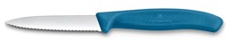 Obrázky: Modrý pastel.nůž na zeleninu VICTORINOX,vlnky 8cm