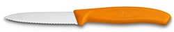 Obrázky: Oranž.pastel.nůž na zeleninu VICTORINOX,vlnky 8cm