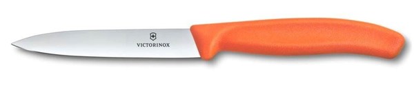 Obrázky: Oranž.pastel.nůž na zeleninu VICTORINOX,hladký10cm