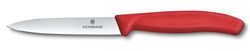 Obrázky: Červený pastel.nůž na zeleninu VICTORINOX,hladký10cm