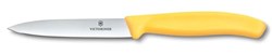Obrázky: Žlutý pastel.nůž na zeleninu VICTORINOX,hladký10cm