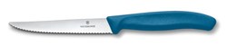 Obrázky: Modrý pastel. steakový nůž VICTORINOX 11cm,vlnky