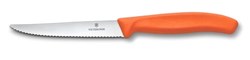 Obrázky: Oranž.pastel. steakový nůž VICTORINOX 11cm,vlnky