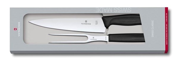 Obrázky: Dvoudílná porcov. sada-nůž a vidlička VICTORINOX