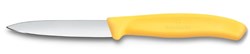 Obrázky: Žlutý pastel.nůž na zeleninu VICTORINOX,hladký 8cm