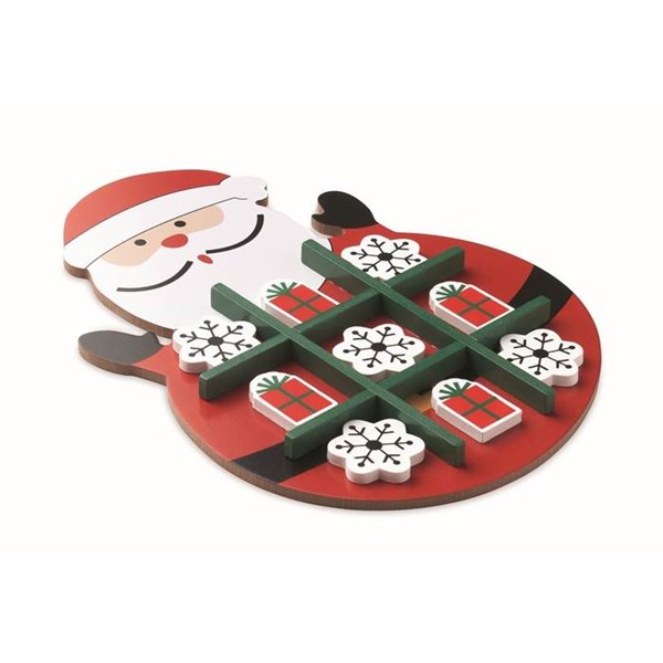 Obrázky: Vánoční dřevěné piškvorky Santa