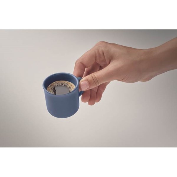 Obrázky: Keramický espresso šálek 40 ml, modrá, Obrázek 3