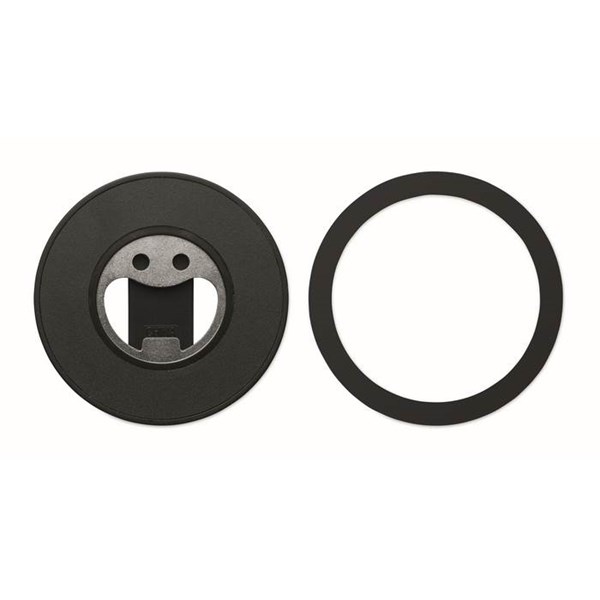 Obrázky: Magnet. držák telefonu, stojánek a otvírák, černá, Obrázek 6