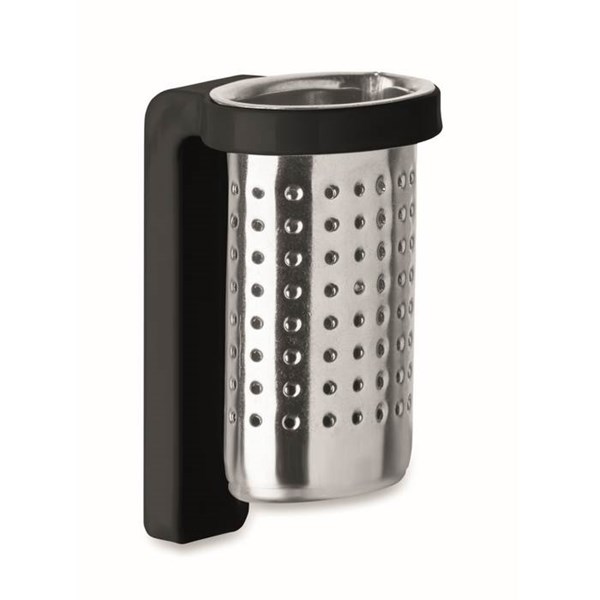 Obrázky: Čajový nerez louhovač s háčkem z PP, černá, Obrázek 6