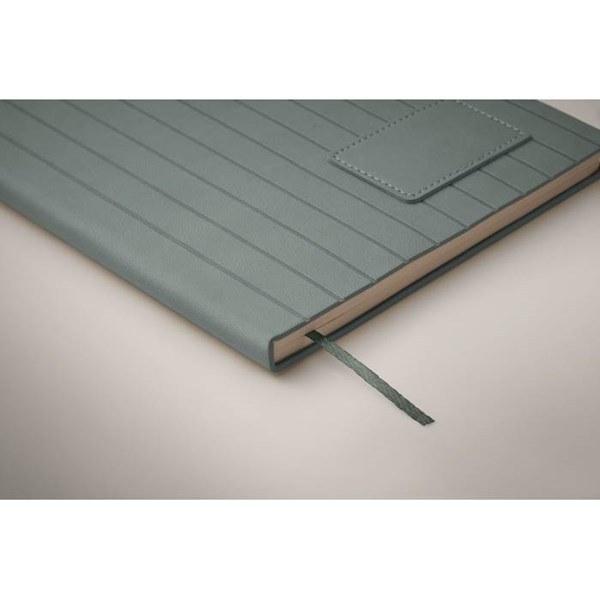 Obrázky: Pozn. link. blok A5 měkké desky z PU, petrolejová, Obrázek 5