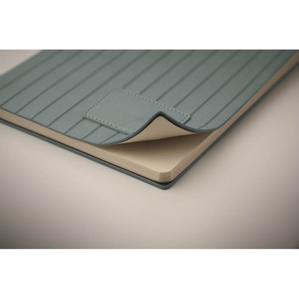 Obrázky: Pozn. link. blok A5 měkké desky z PU, petrolejová, Obrázek 6