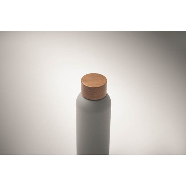 Obrázky: Pogum. jednost. láhev 700 ml, rec. nerez,šedá, Obrázek 2