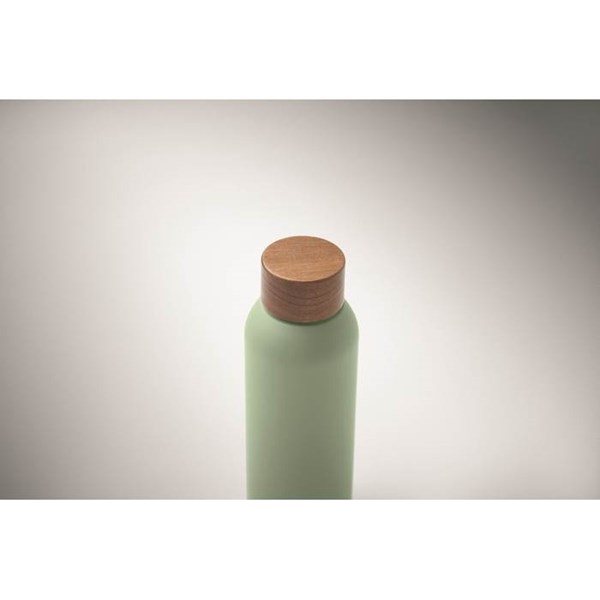 Obrázky: Pogum. jednost. láhev 700 ml, rec. nerez,černá, Obrázek 2