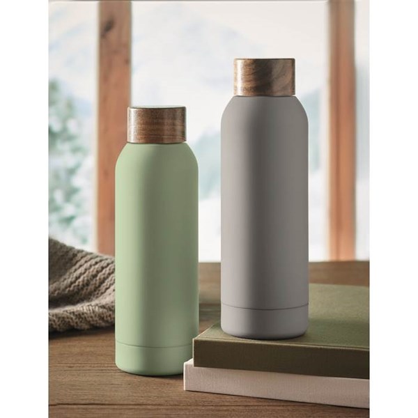 Obrázky: Pogum. jednost. láhev 700 ml, rec. nerez,černá, Obrázek 5