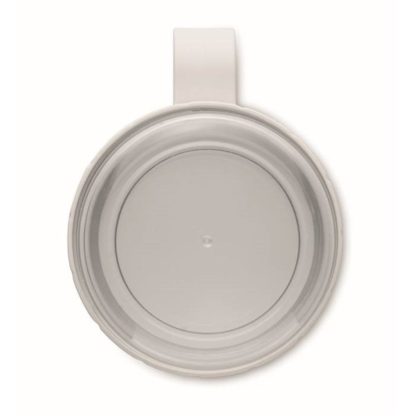 Obrázky: Cestovní dvojhrnek z PP 450ml/160ml, bílá, Obrázek 8