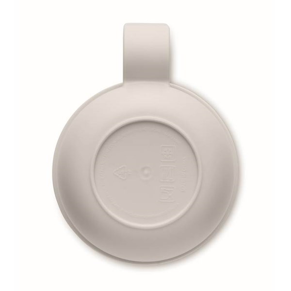 Obrázky: Cestovní dvojhrnek z PP 450ml/160ml, bílá, Obrázek 9