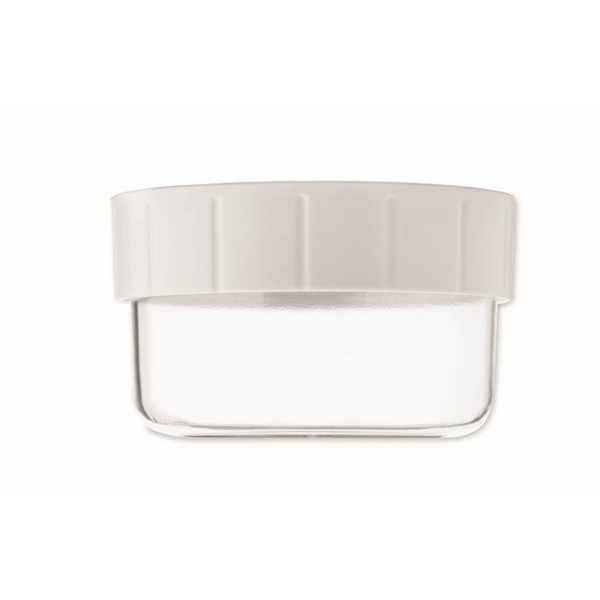 Obrázky: Cestovní dvojhrnek z PP 450ml/160ml, bílá, Obrázek 12