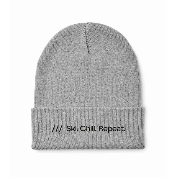 Obrázky: Stříbrná pletená čepice s lemem, Obrázek 3