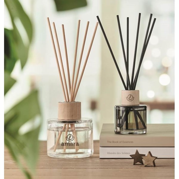 Obrázky: Difuzér s vanilkovým aroma, 6 rákos tyčinek,světlá, Obrázek 5