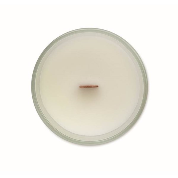 Obrázky: Skleněná svíčka z rostlinného vosku 80g, transp., Obrázek 4