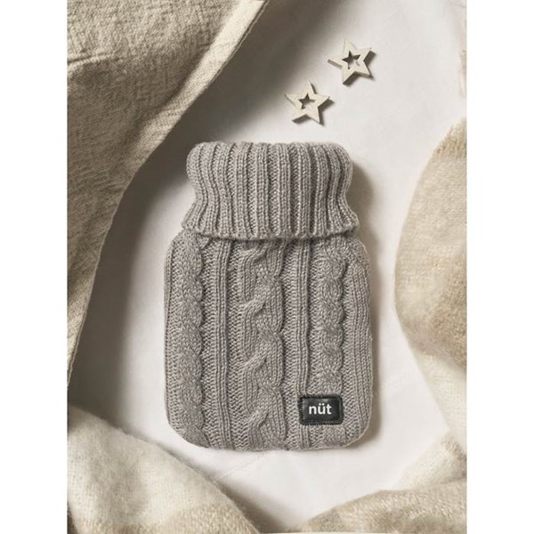 Obrázky: Termofor, zahřívací pletený polštářek 400 ml, šedý, Obrázek 10