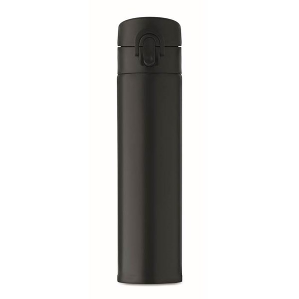 Obrázky: Dvoustěnná láhev 300 ml z reckl. oceli, černá, Obrázek 5