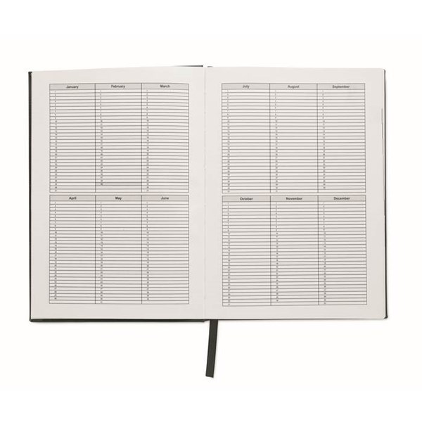 Obrázky: Věčný denní plánovač diář A5, černý, Obrázek 4