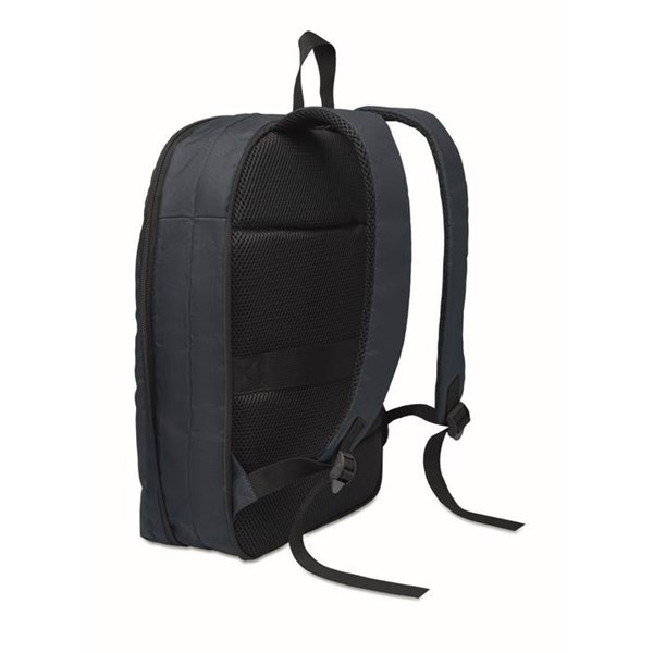 Obrázky: Rozšiřitelný batoh na 16'' notebook, RPET, modrý, Obrázek 4