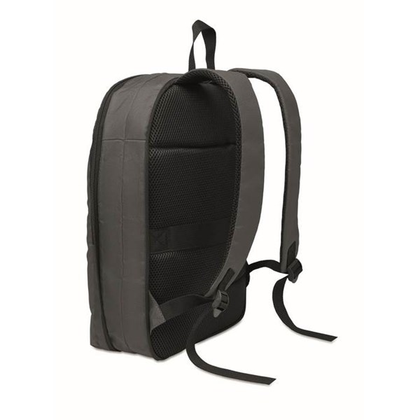 Obrázky: Rozšiřitelný batoh na 16'' notebook, RPET, šedý, Obrázek 4