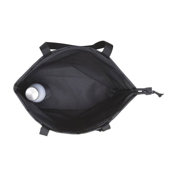 Obrázky: Taška rPET AWARE na zip, přihr. na láhev, černá, Obrázek 3