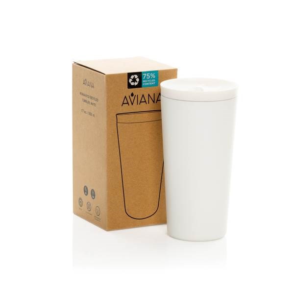 Obrázky: Termohrnek Aviana Rowan 500 ml z RCS, bílá, Obrázek 4