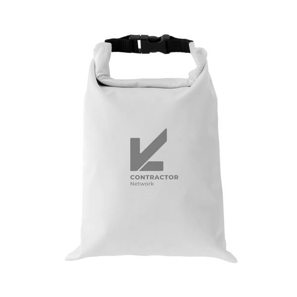 Obrázky: Skládací taška na potraviny RPET AWARE, bílá, Obrázek 6