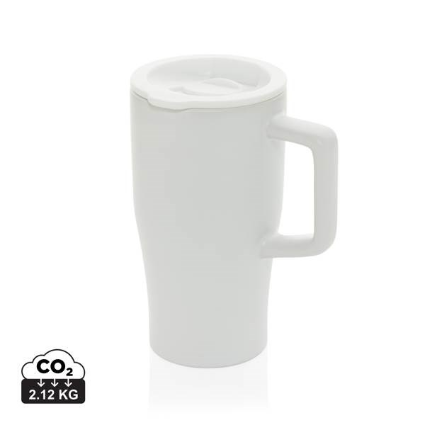Obrázky: Keramický hrnek 490ml s rukojetí, bílá, Obrázek 7