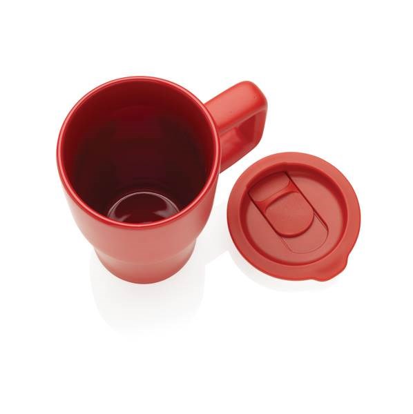 Obrázky: Keramický hrnek 490ml s rukojetí, červená, Obrázek 2