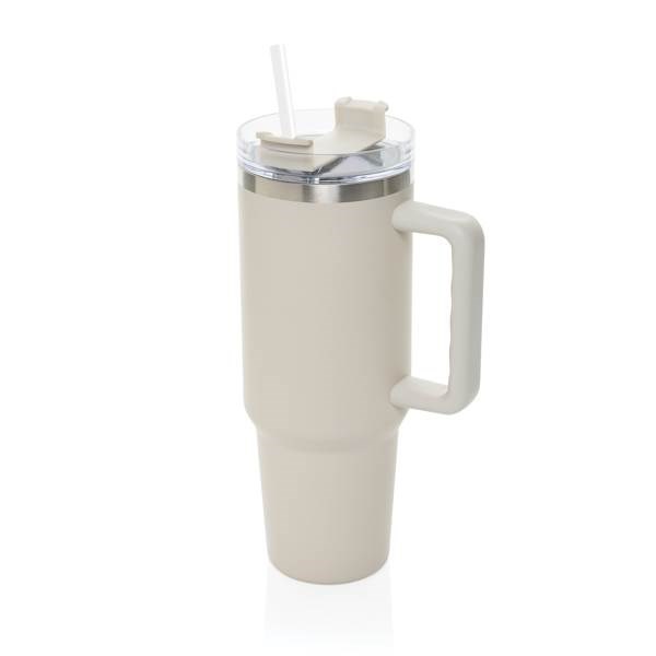 Obrázky: Termohrnek 1200ml, RCS recykl. nerez, béžová