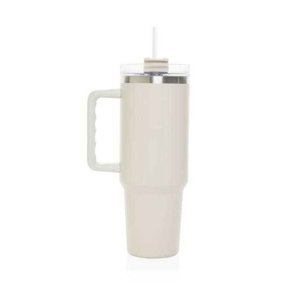 Obrázky: Termohrnek 1200ml, RCS recykl. nerez, béžová, Obrázek 4