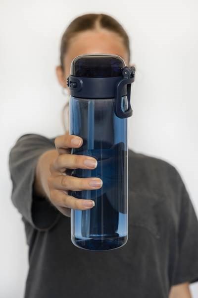 Obrázky: Sportovní láhev na vodu, RCS RPET 800 ml, modrá, Obrázek 10