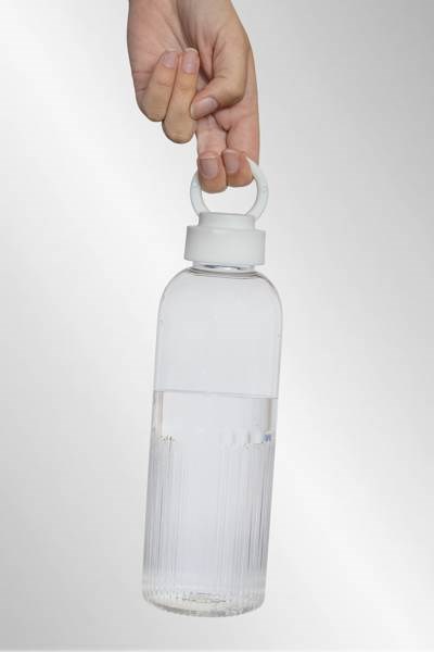 Obrázky: Nepropust. láhev RPET 750 ml, vlnit. efekt, transp, Obrázek 8