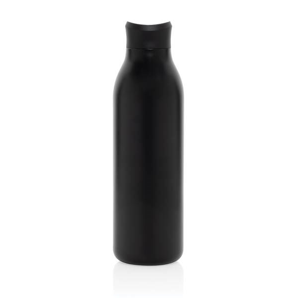 Obrázky: Černá láhev na vodu 600ml z recykl. nerez oceli, Obrázek 3