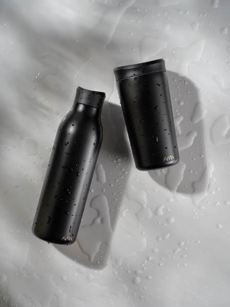 Obrázky: Černý termohrnek 400ml RCS recykl. nerezové oceli, Obrázek 10