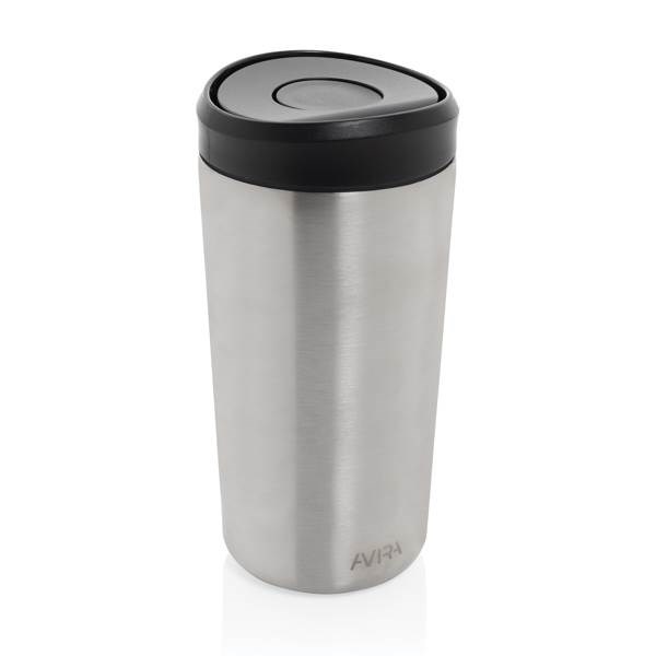 Obrázky: Stříbrný termohrnek 400ml RCS recykl.nerezové oceli