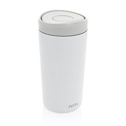 Obrázky: Bílý termohrnek 400ml RCS recykl. nerezové oceli