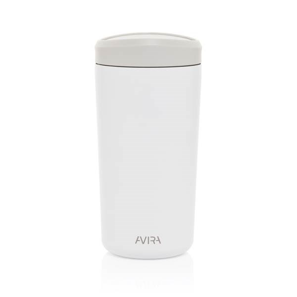 Obrázky: Bílý termohrnek 400ml RCS recykl. nerezové oceli, Obrázek 2