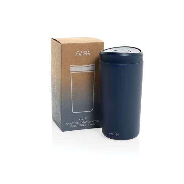 Obrázky: Modrý termohrnek 400ml RCS recykl. nerezové oceli, Obrázek 13