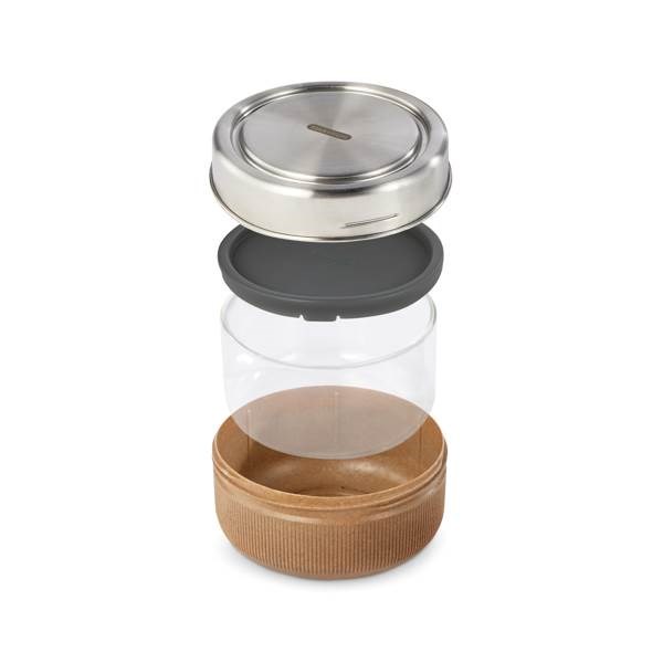 Obrázky: Skleněná miska na jídlo 750ml Black+Blum, hnědá, Obrázek 7